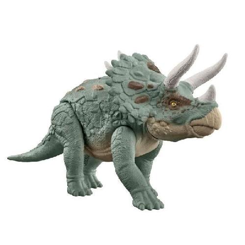 Figurine Miniature - Personnage Miniature Jurassic World-Tricératops géant-Figurine articulée grande espece HTK79