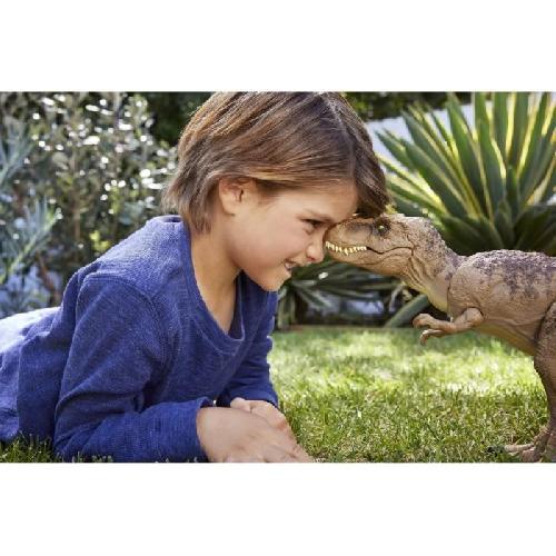 Figurine Miniature - Personnage Miniature Jurassic World-Tyrannosaure Attaque Impitoyable-Figurine articulée HXF53