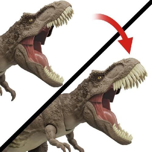 Figurine Miniature - Personnage Miniature Jurassic World-Tyrannosaure Attaque Impitoyable-Figurine articulée HXF53