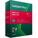 Antivirus KASPERSKY Internet Security 2020. 3 postes. 1 an