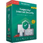 Antivirus KASPERSKY Internet Security 2020 Mise a jour. 1 poste. 1 an