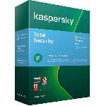 Antivirus KASPERSKY Total Security 2020. 5 postes. 1 an