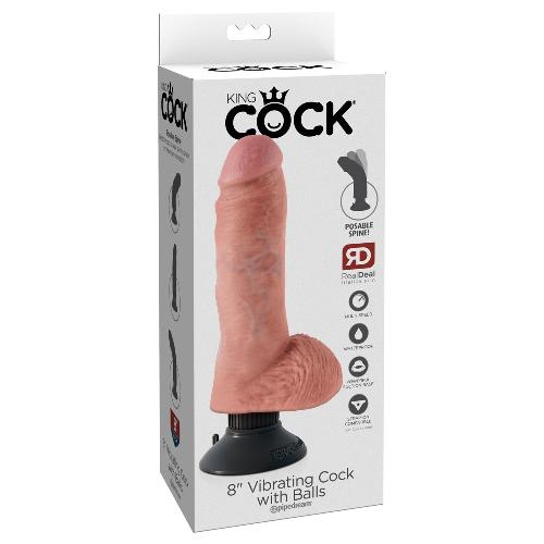 Godes KC gode vibrant 20cm avec testicules