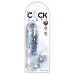 KCC gode 15cm avec testicules transparent