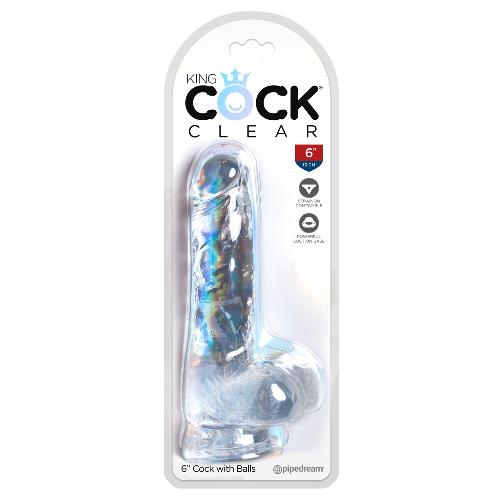 Godes KCC gode 15cm avec testicules transparent