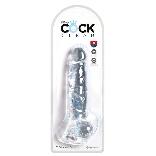 Godes KCC gode 20cm avec testicules transparent