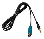 Adaptateur Aux Autoradio KCE-236B - Cable de Connexion Jack compatible avec MP3 - FULL SPEED