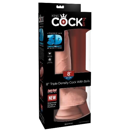 Godes KCP gode 20cm triple densite avec testicules et ventouse