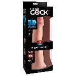 KCP gode 22cm triple densite avec ventouse