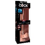 KCP gode 30cm avec testicules et ventouse