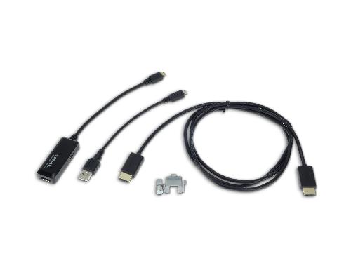KCU-610MH - Cable HDMI/ MHL pour station multimedia - compatible smartphone