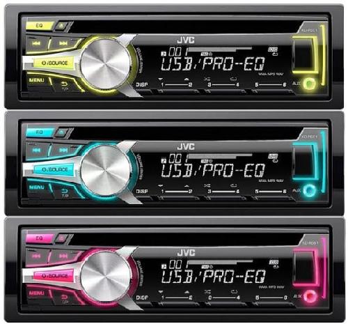 KD-R551 - Autoradio CD/MP3/WMA - 4x50W - USB - Variocolor - 2014 -> KD-R571