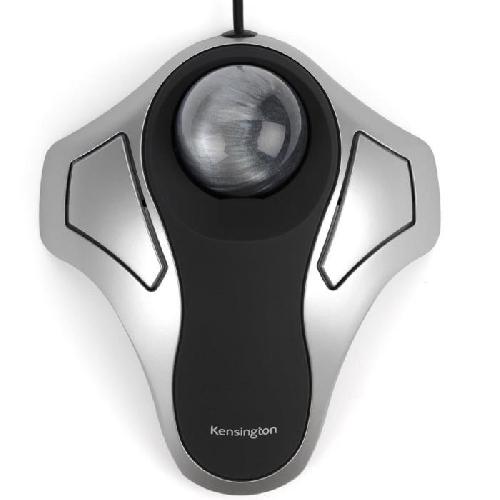 Souris Kensington. Souris TrackBall ergonomique filaire pour PC. Mac. ambidextre. Gris