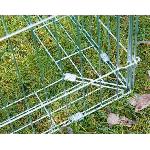 Enclos - Chenil KERBL - Enclos exterieur pour rongeur - Antifugue - 180 x 90 x 75 cm - Gris - Securise