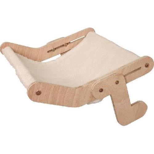 Corbeille - Panier - Coussin - Hamac KERBL - Hamac pour chats - 42.5 x 47 cm - Bois massif - Surface reversible