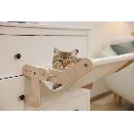 Corbeille - Panier - Coussin - Hamac KERBL - Hamac pour chats - 42.5 x 47 cm - Bois massif - Surface reversible