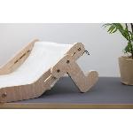 Corbeille - Panier - Coussin - Hamac KERBL - Hamac pour chats - 42.5 x 47 cm - Bois massif - Surface reversible