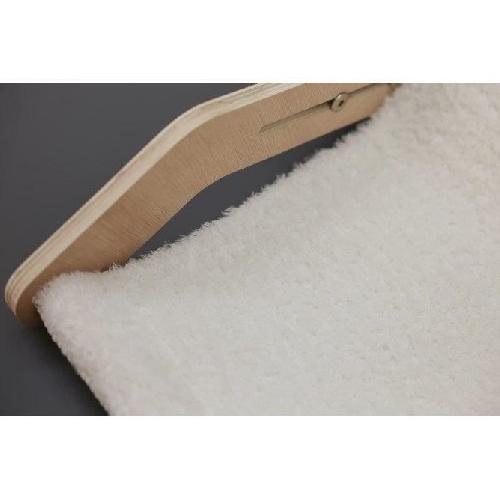 Corbeille - Panier - Coussin - Hamac KERBL - Hamac pour chats - 42.5 x 47 cm - Bois massif - Surface reversible