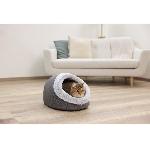 Corbeille - Panier - Coussin - Hamac KERBL - Igloo pour chats - JANA - 41 x 50 x 34 cm - Gris