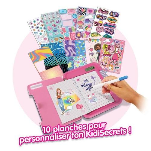 Livre Electronique Enfant - Livre Interactif Enfant KIDISECRETS 365 - MON JOURNAL INTIME VOCAL