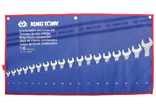 Cles King Tony Jeu de 18 cles plate mixte - mrn