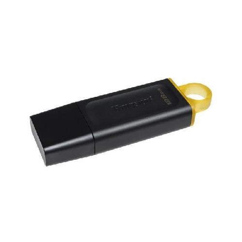 Cle Usb KINGSTON Cle USB DataTraveler Exodia 128GB - Avec capuchon de protection et anneaux pour porte cles