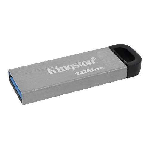 Cle Usb KINGSTON Cle USB DataTraveler Kyson 128Go - Avec elegant boitier metal sans capuchon