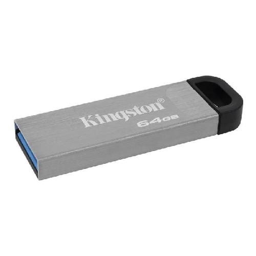 Cle Usb KINGSTON Cle USB DataTraveler Kyson 64Go - Avec elegant boitier metal sans capuchon