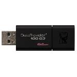 Cle Usb KINGSTON - DataTraveler 100G3 - Cle USB - 64Go - USB 3.0 -DT100G3-64GB-