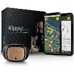 KIPPY - Collier GPS pour Chiens et Chats - Evo - 38 GR - Waterproof - Brown Wood