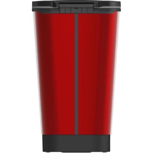 Poubelle - Corbeille - Support Sac KIS Poubelle a pedale Chic Bin Style - 42.5L - Rouge
