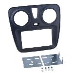 KIT 2 DIN compatible avec DACIA LODGY DOKKER AP12 SANDERO AP13 NOIR MAT