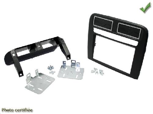 Facade autoradio Fiat Kit 2 Din compatible avec FIAT GRANDE PUNTO 05-09 Noir