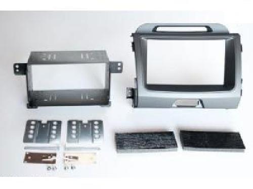 Facade autoradio Kia Kit 2 Din Kia Sportage 2015+ compatible avec ecran non motorise bleu