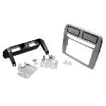 Supports Autoradio de Roger KIT 2 DIN POUR FIAT GRANDE PUNTO 05-09 GRIS METAL
