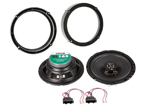 Enceinte - Haut-parleur De Voiture Kit 2 haut-parleurs coaxiaux 165mm compatible avec Seat Skoda VW