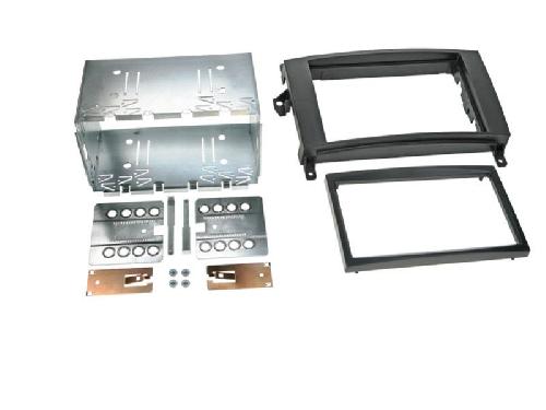 Supports Autoradio de Roger Kit 2DIN Autoradio compatible avec Mercedes Classe A B Sprinter Viano Vito ap04