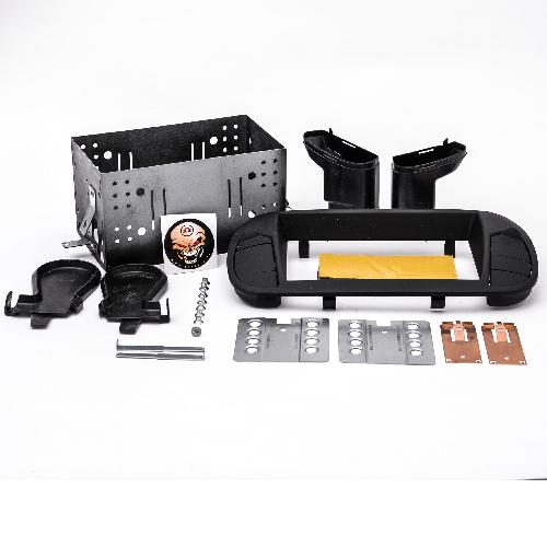 Facade autoradio Fiat Kit 2DIN autoradio FA227C compatible avec Fiat 500 07-15 500C 09-15 - Noir