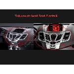 Facade autoradio Ford Kit 2Din Autoradio FA277CN Ford Fiesta ap09 compatible avec voiture avec ecran - Vide poche - Noir