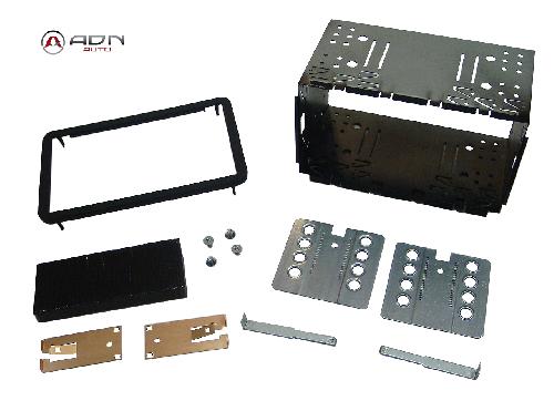 Supports Autoradio de Roger Kit 2DIN compatible avec Alfa Romeo Spider ap06 - Noir - Vehicule sans Nav