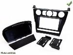 Supports Autoradio de Roger KIT 2DIN compatible avec BMW SERIE 5 E60 03-07 Noir