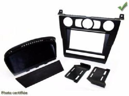 Supports Autoradio de Roger KIT 2DIN compatible avec BMW SERIE 5 E60 03-07 Noir