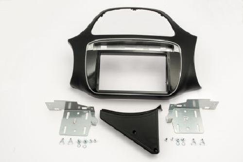 Facade autoradio Fiat Kit 2DIN compatible avec Fiat Punto ap12 Punto Evo ap10 - Noir