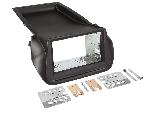 Supports Autoradio de Roger Kit 2DIN compatible avec FIAT QUBO 07-21 noir avec vide poche