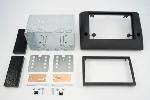 Supports Autoradio de Roger Kit 2DIN compatible avec Fiat Stilo ap01 - noir