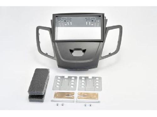 Facade autoradio Ford Kit 2DIN compatible avec FORD FIESTA ap09 - Noir