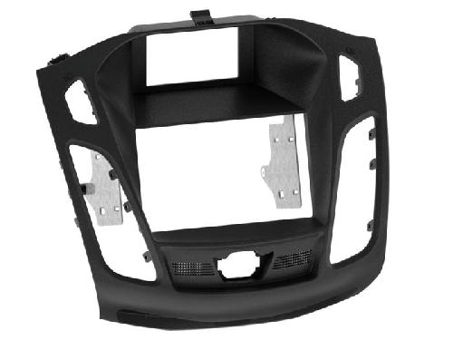 Supports Autoradio de Roger Kit 2DIN compatible avec Ford Focus ap11 - Noir