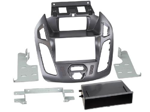 Facade autoradio Ford Kit 2Din compatible avec Ford TourneoTransit Connect ap13 Avec ecran - vide poche - Pegasus