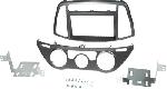 Facade autoradio Hyundai Kit 2Din compatible avec Hyundai i20 ap12 - clim manuelle - gris fonce