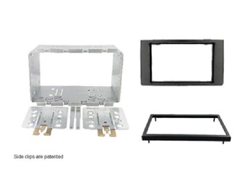 Facade autoradio Iveco Kit 2DIN compatible avec Iveco Daily a07 - Noir